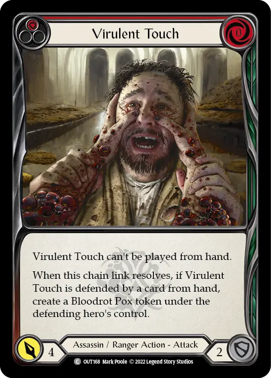 Virulent Touch — Rainbow Foil