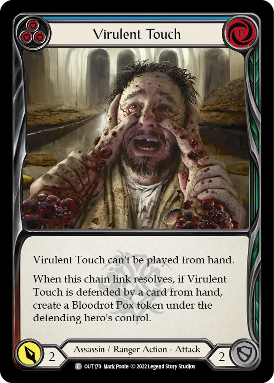 Virulent Touch — Rainbow Foil