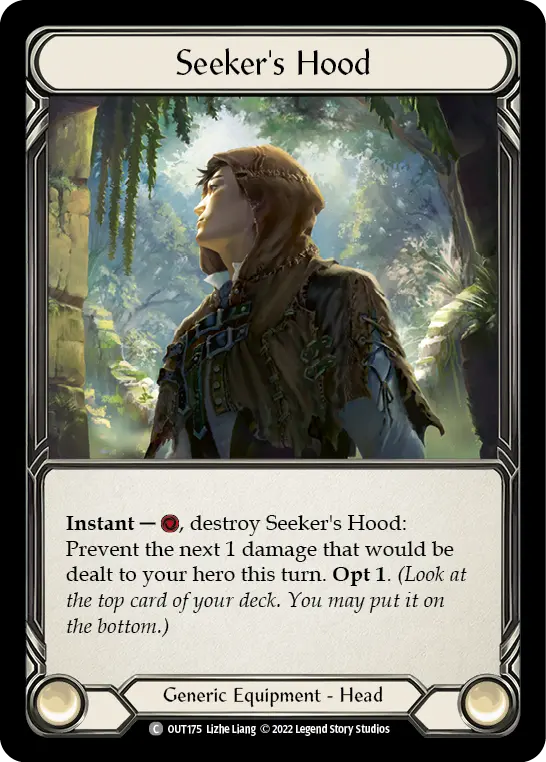 Seeker's Hood — Rainbow Foil