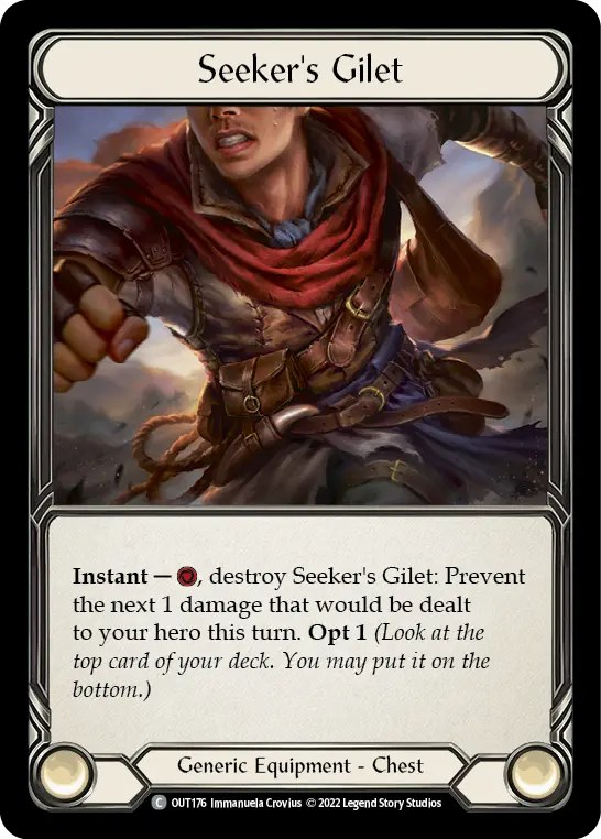 Seeker's Gilet — Cold Foil