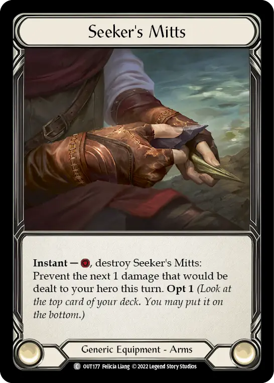 Seeker's Mitts — Cold Foil