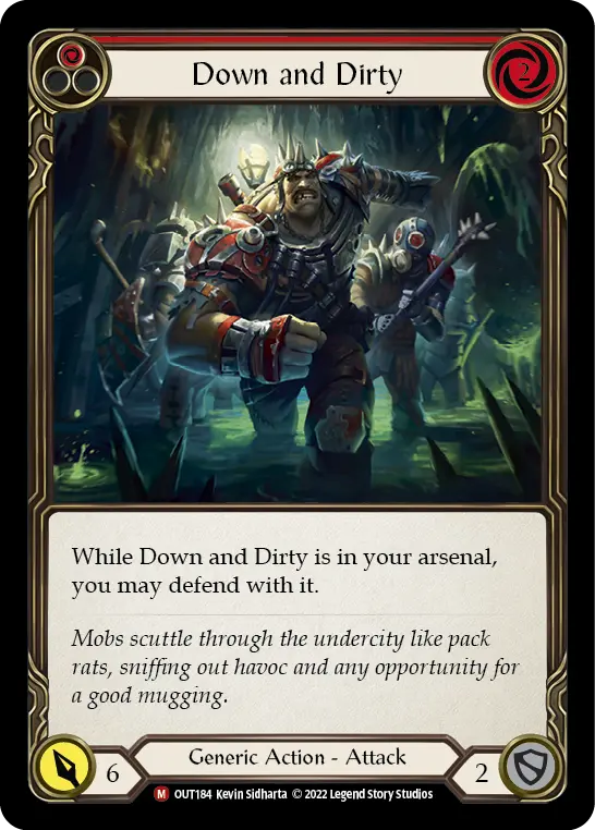 Down and Dirty — Rainbow Foil