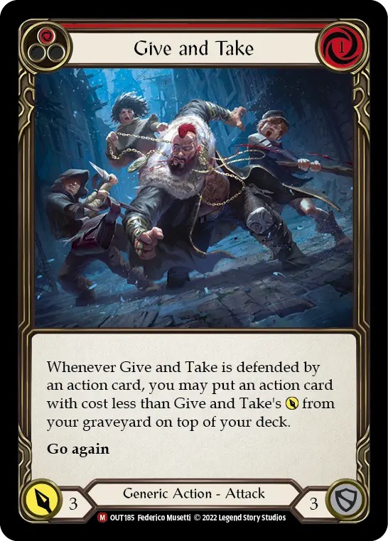 Give and Take — Rainbow Foil