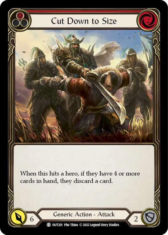 Cut Down to Size — Rainbow Foil