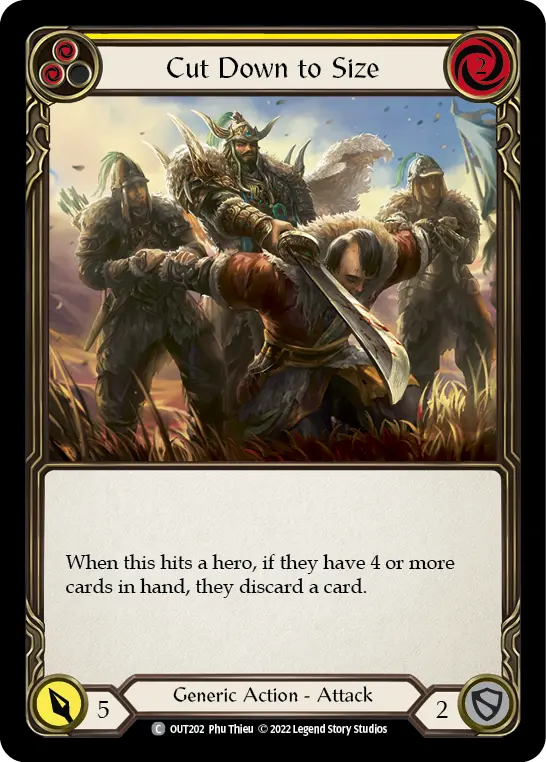 Cut Down to Size — Rainbow Foil