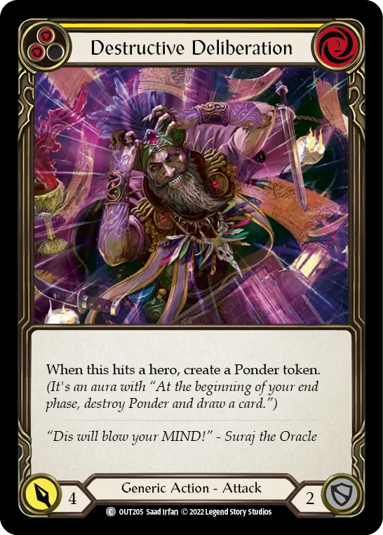 Destructive Deliberation — Rainbow Foil