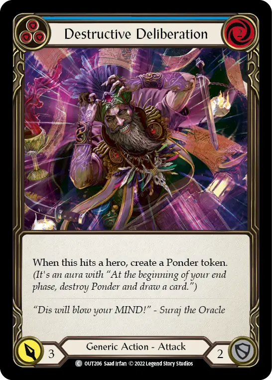 Destructive Deliberation — Rainbow Foil