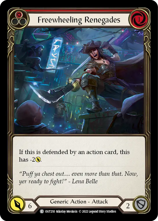Freewheeling Renegades — Rainbow Foil