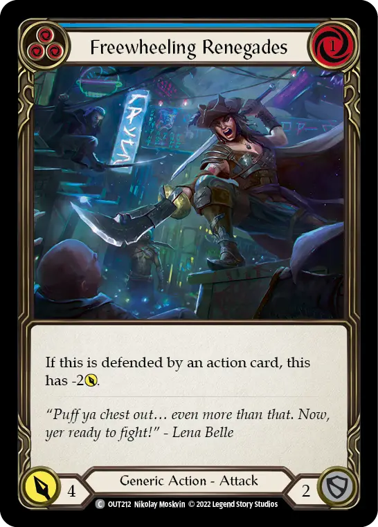 Freewheeling Renegades — Rainbow Foil
