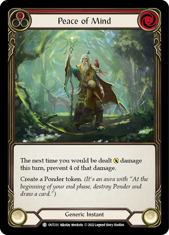 Peace of Mind — Rainbow Foil