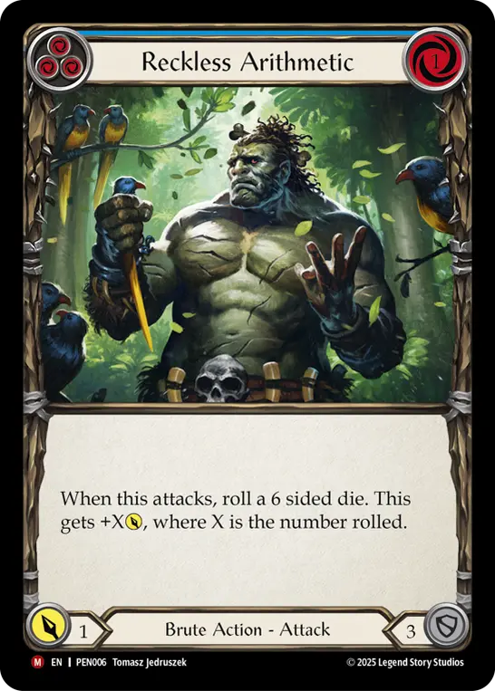 Reckless Arithmetic — Rainbow Foil