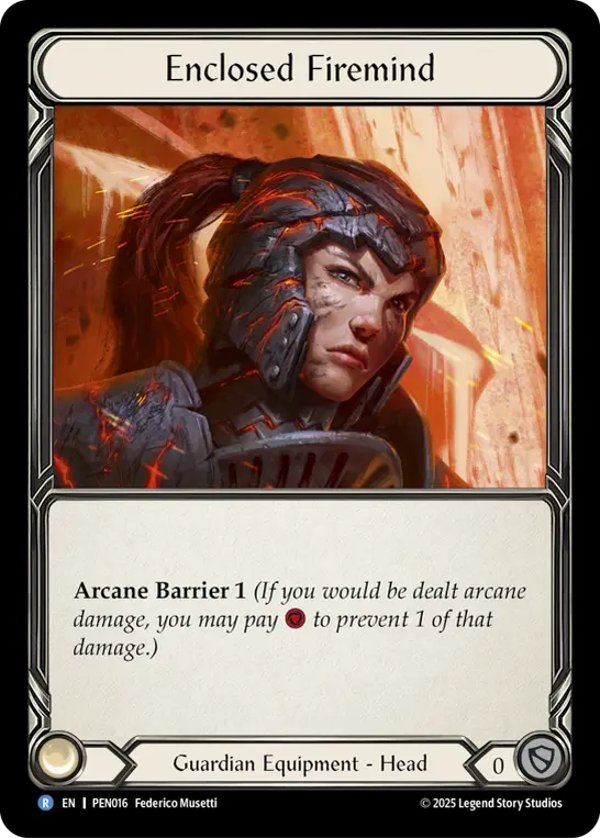 Enclosed Firemind — Cold Foil