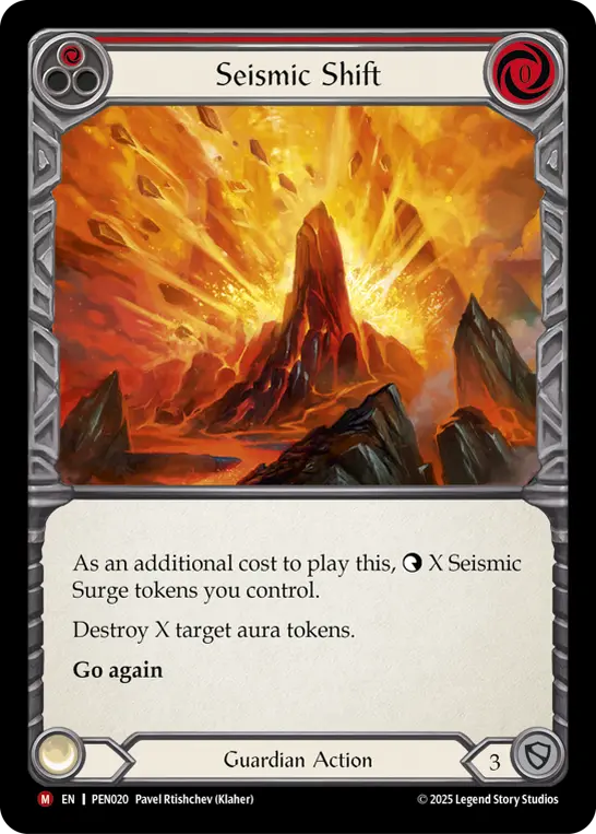Seismic Shift — Rainbow Foil