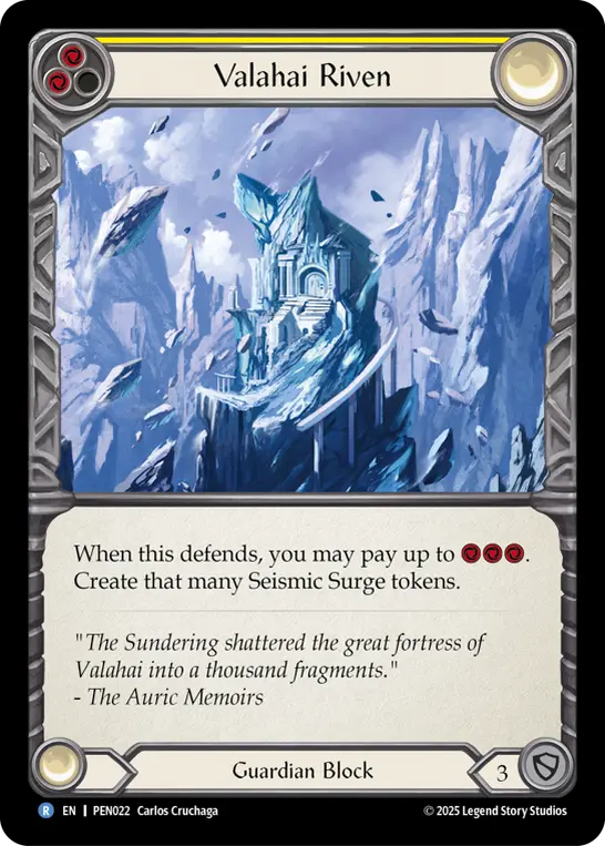 Valahai Riven — Rainbow Foil