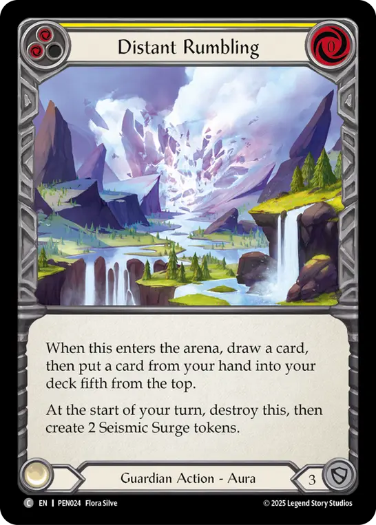 Distant Rumbling — Rainbow Foil
