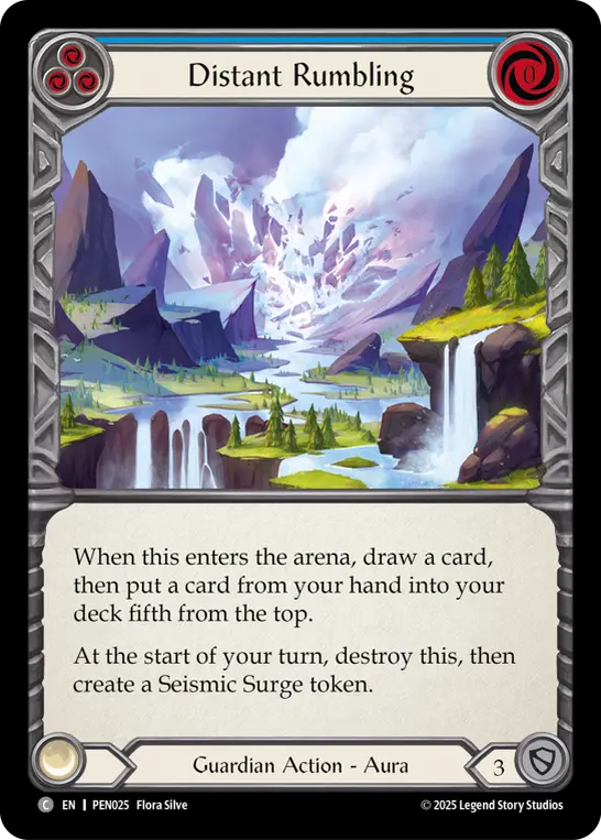 Distant Rumbling — Rainbow Foil