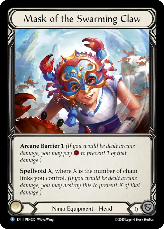 Mask of the Swarming Claw — Cold Foil