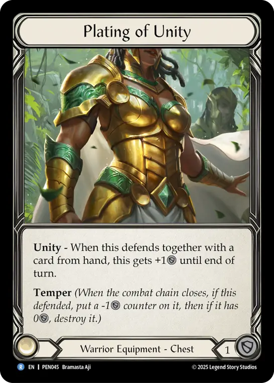 Plating of Unity — Cold Foil