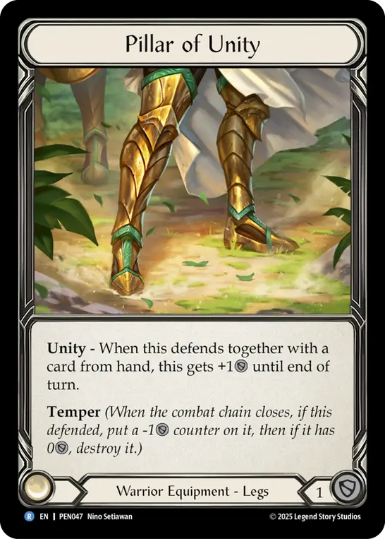 Pillar of Unity — Cold Foil