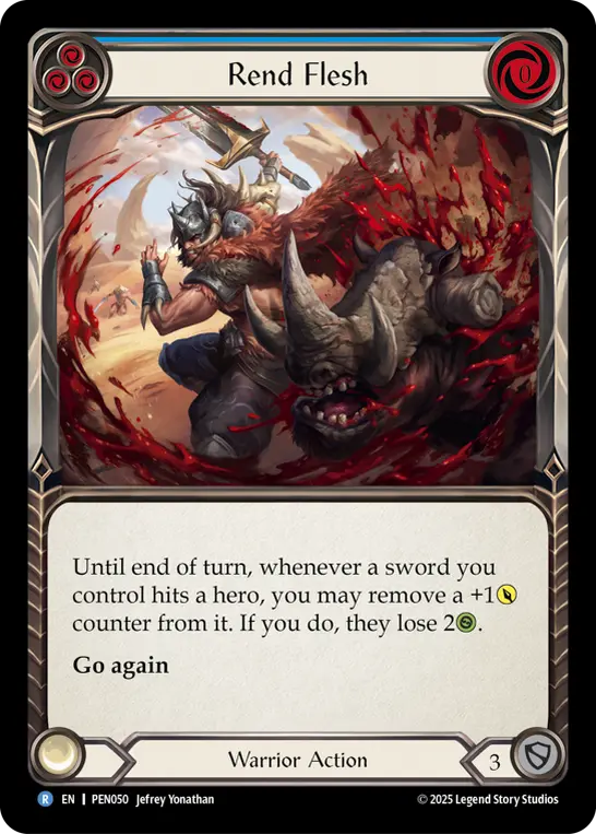 Rend Flesh — Rainbow Foil