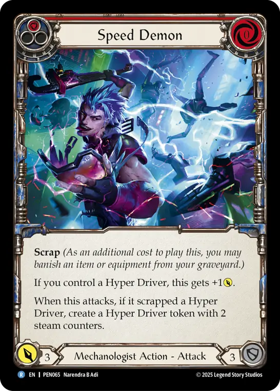 Speed Demon — Rainbow Foil