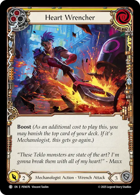 Heart Wrencher — Rainbow Foil