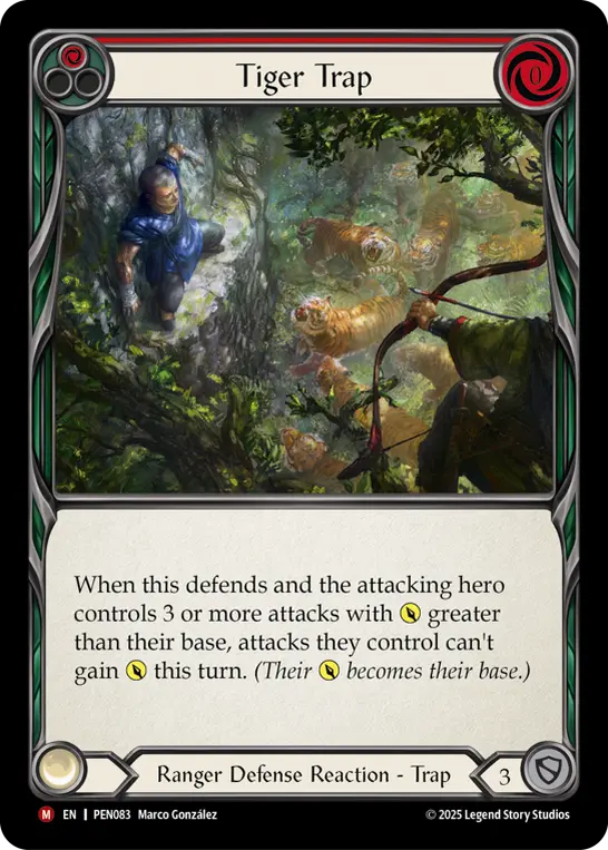 Tiger Trap — Rainbow Foil