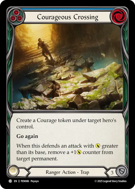 Courageous Crossing — Rainbow Foil