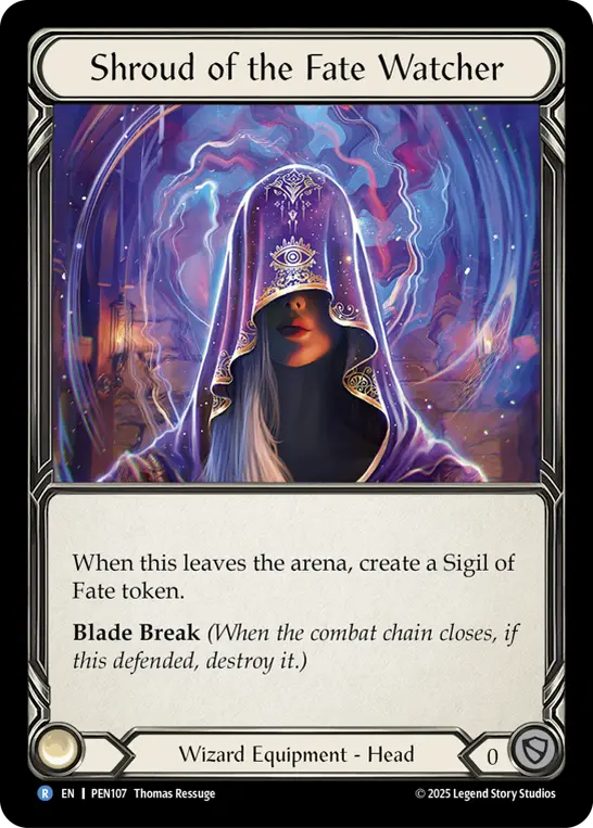 Shroud of the Fate Watcher — Cold Foil
