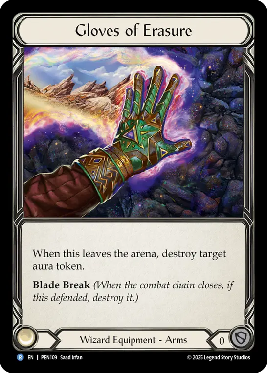 Gloves of Erasure — Cold Foil