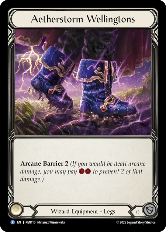 Aetherstorm Wellingtons — Cold Foil