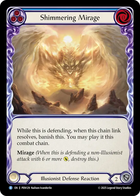 Shimmering Mirage — Rainbow Foil