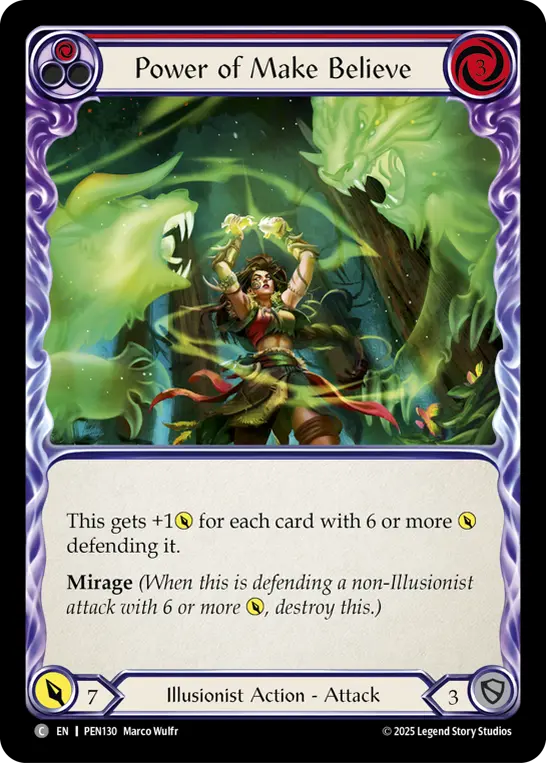 Power of Make Believe — Rainbow Foil