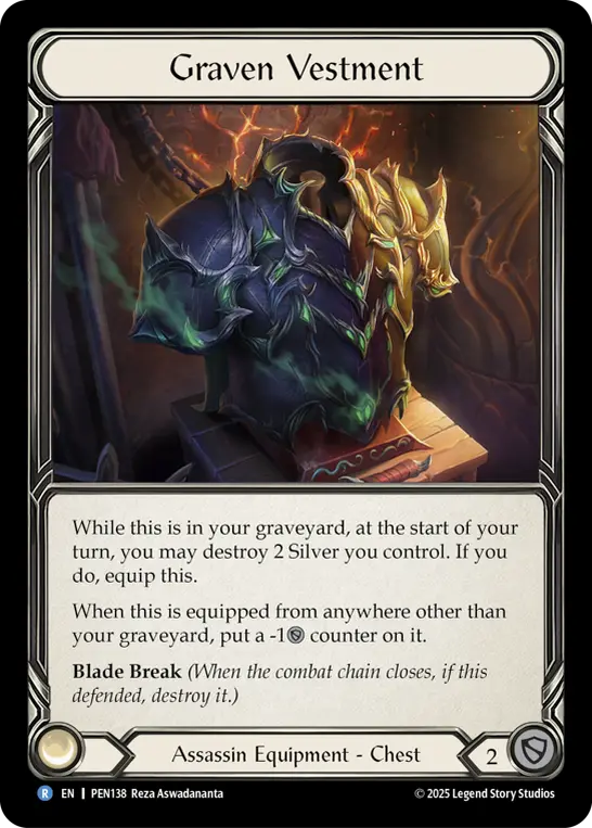 Graven Vestment — Cold Foil