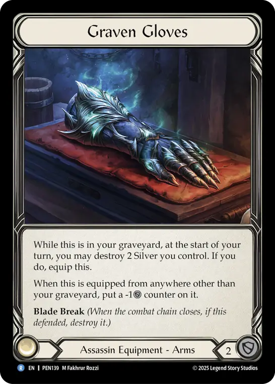 Graven Gloves — Cold Foil