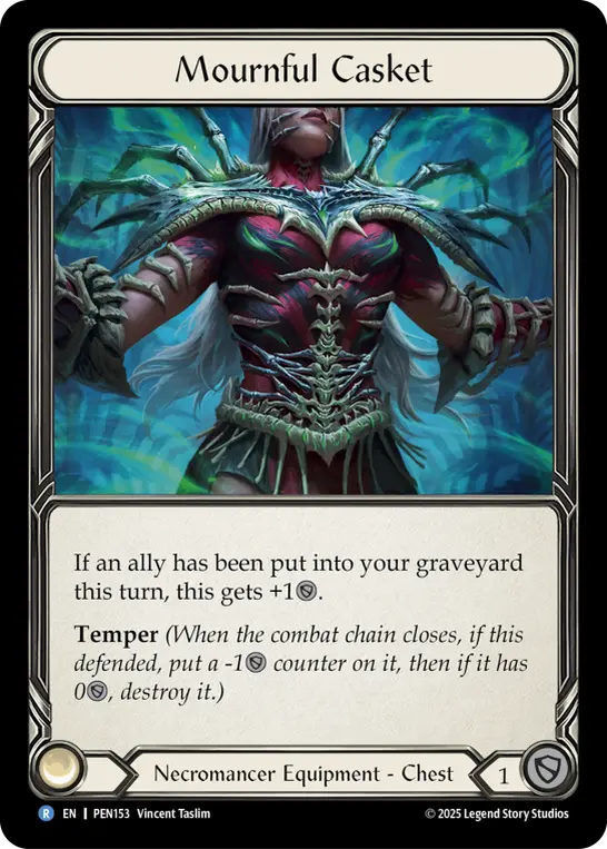 Mournful Casket — Cold Foil