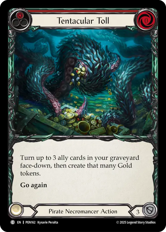 Tentacular Toll — Rainbow Foil