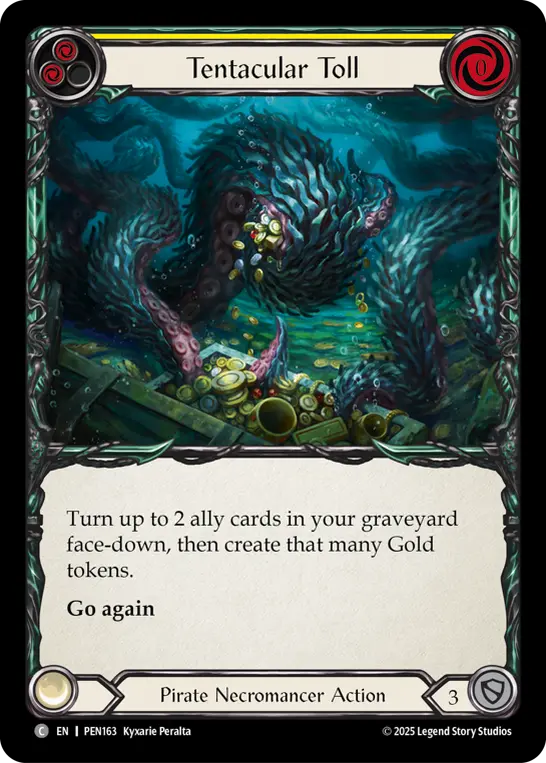 Tentacular Toll — Rainbow Foil