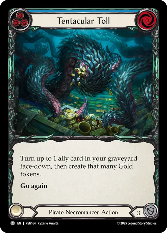 Tentacular Toll — Rainbow Foil