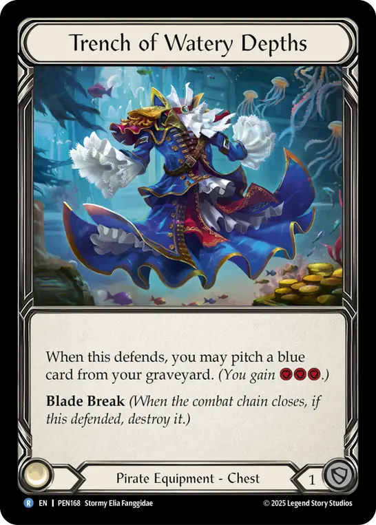 Trench of Watery Depths — Cold Foil