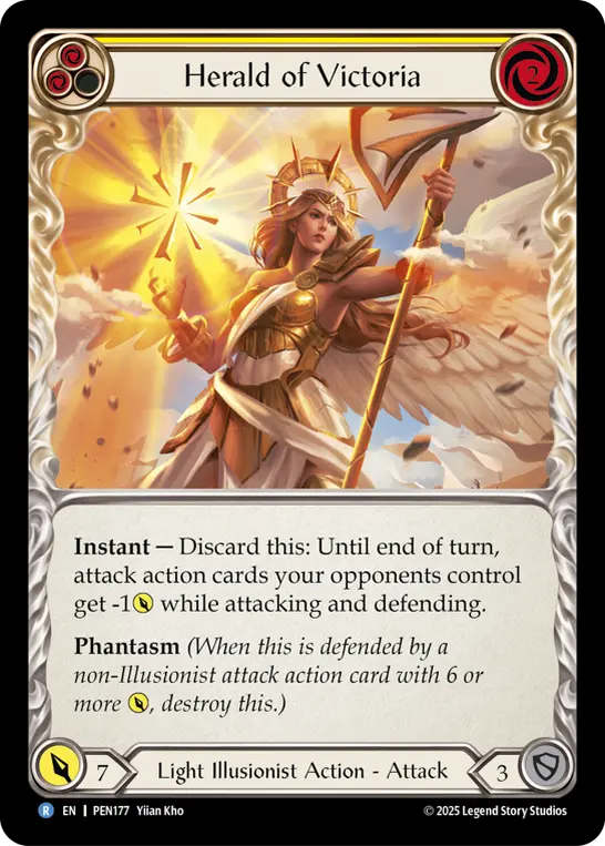 Herald of Victoria — Rainbow Foil