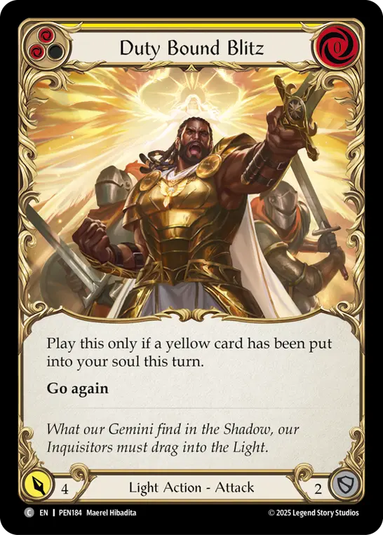 Duty Bound Blitz — Rainbow Foil