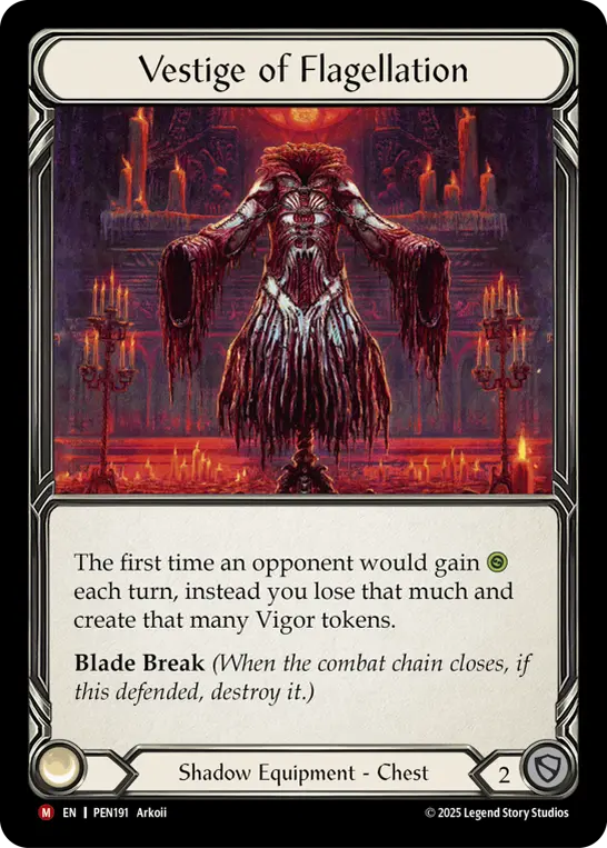 Vestige of Flagellation — Cold Foil