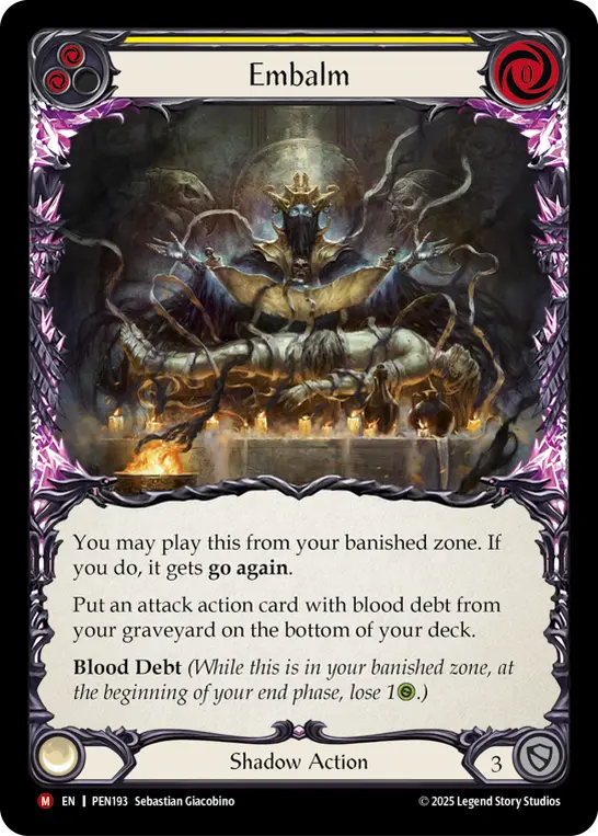 Embalm — Rainbow Foil