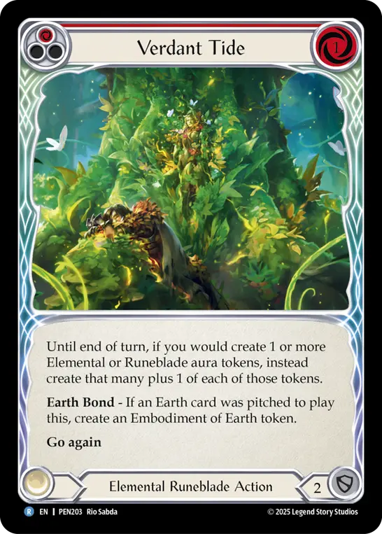 Verdant Tide — Rainbow Foil