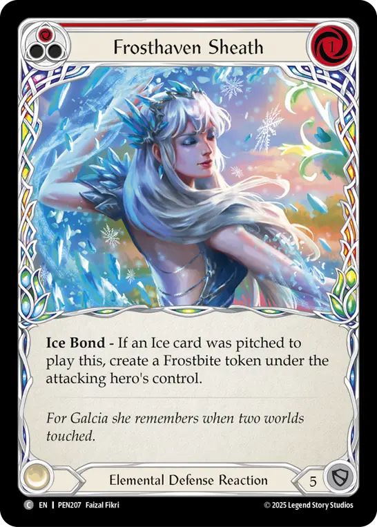 Frosthaven Sheath — Rainbow Foil
