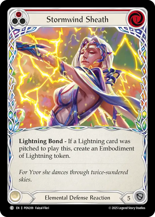 Stormwind Sheath — Rainbow Foil