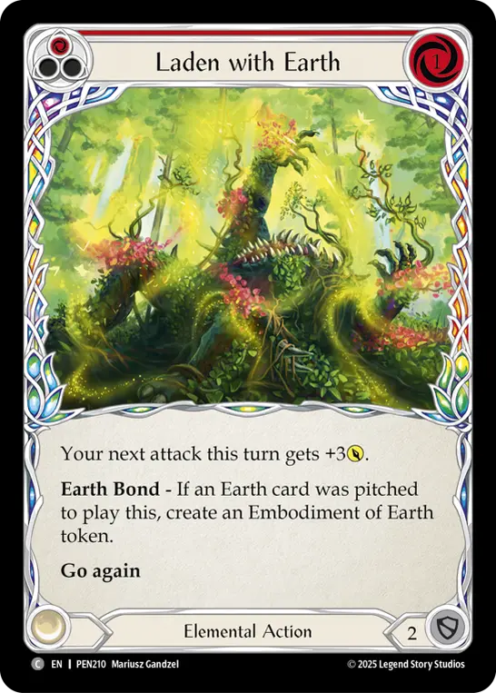 Laden with Earth — Rainbow Foil