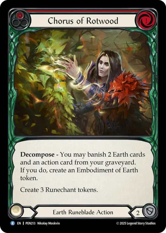 Chorus of Rotwood — Rainbow Foil