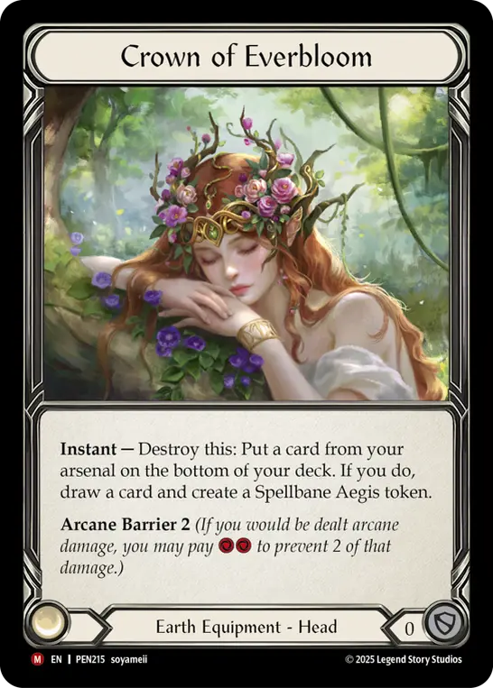Crown of Everbloom — Cold Foil